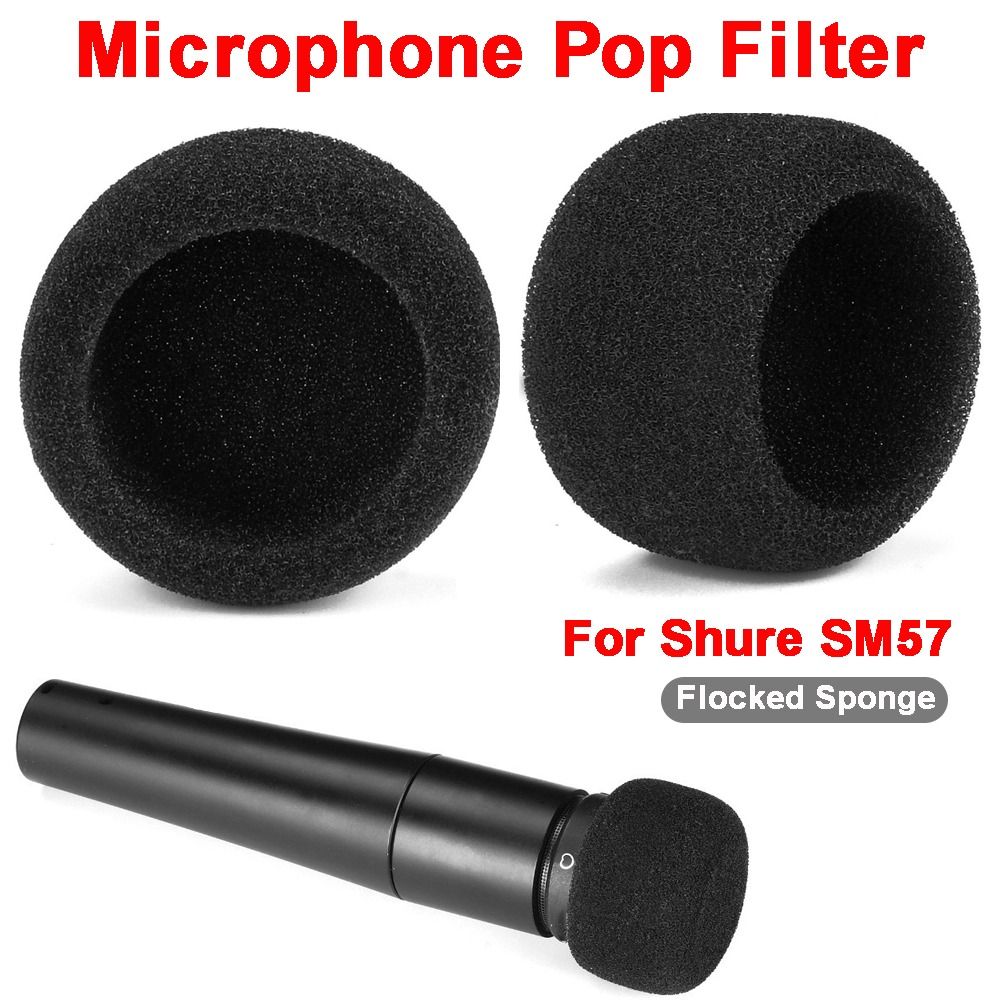 Shure Mic Mv7 - 교체용 마이크 윈드스크린 커버 플록드 스폰지
