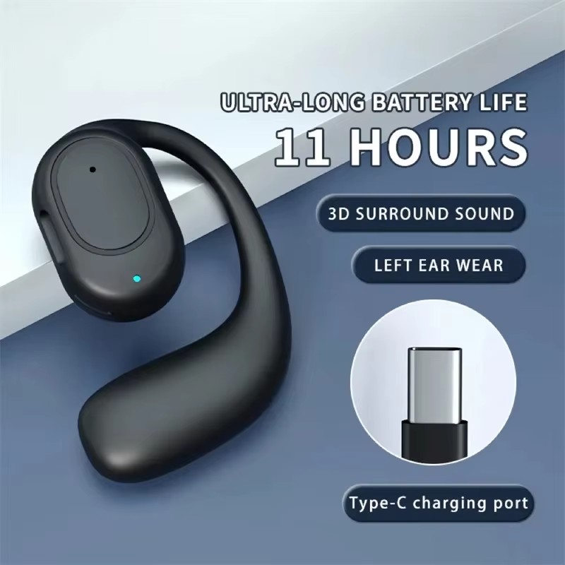 Bluetooth Headset On Ear - 무선 헤드폰 블루투스 헤드셋(마이크 포함) 골전도
