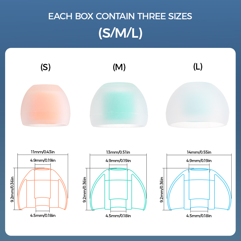 하이피쉬 캔디 컬러 실리콘 이어팁 3쌍 S/M/L 부드 - Silicone Ear Tip Replacement 리뷰 및 가격