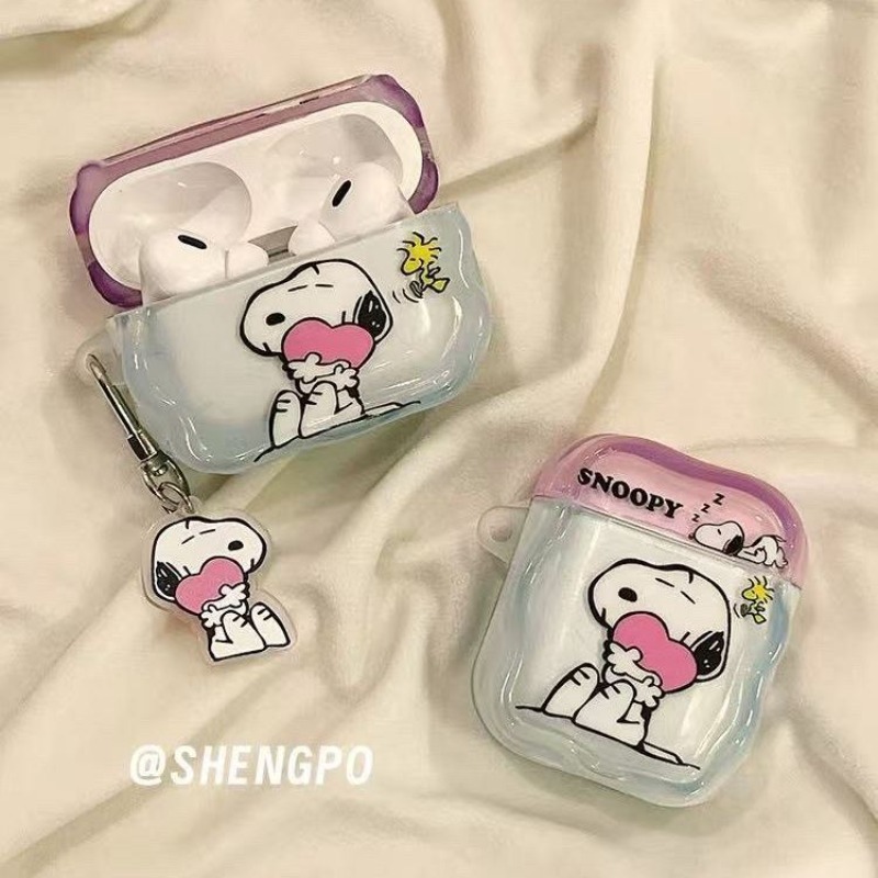애니메이션 스누피 헤드셋 케이스는 Airpodspro2 - Bluetooth Headset On Ear 리뷰 및 가격