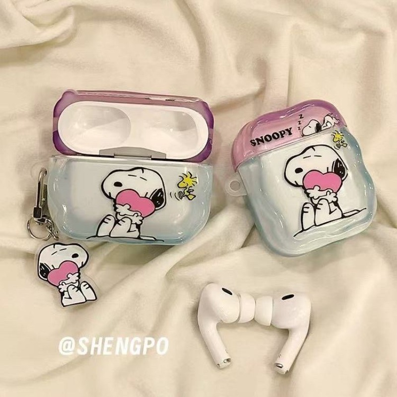 애니메이션 스누피 헤드셋 케이스는 Airpodspro2 - Bluetooth Headset On Ear 리뷰 및 가격