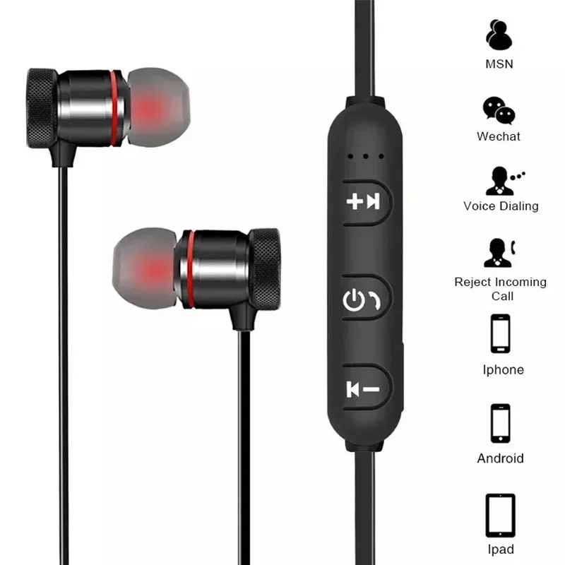 1-4개 무선 블루투스 헤드폰 넥밴드 이어폰 인이어 모 - Bluetooth Headset On Ear 리뷰 및 가격